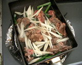 A picture of step 2 of Udon Noodles With Meat In Only 3 Minutes.