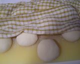 A picture of step 2 of Condensed Milk White Bread.