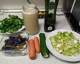 Foto del paso 2 de la receta: Crema de verduras con garbanzos y jamón crujientes