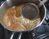 A picture of step 3 of Homemade Brown Sugar Syrup That Won't Re-Crystallize (Cinnamon Flavored).