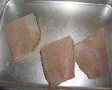A picture of step 8 of Let's Break Down a Fish! Striped Beakfish Poêlé.