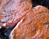 A picture of step 1 of Vickys Mexican-Style Steak with Refried Beans, GF DF EF SF NF.