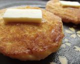 A picture of step 5 of Low-carb Mock Okara Pancakes.