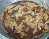 A picture of step 9 of Poricha Appalam Vatha Kuzhambu | Tamarind Curry with Fried Papadam.