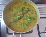 A picture of step 7 of Panchratni Dal.