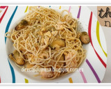 Foto del paso 3 de la receta: Noodles con salmón y mejillones