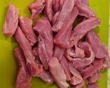Foto del paso 3 de la receta Tiras de solomillo de cerdo guisadas con verduras