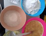 Foto langkah ke 1 dari resep Bolu Pisang Meses Kukus, Takaran Sendok Makan.