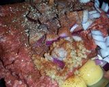 A picture of step 1 of Weezy's Baked SpicyMeatballs!.