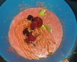 A picture of step 3 of Plum Gazpacho.