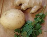 A picture of step 1 of Potato Paratha (Indian Potato Bread).