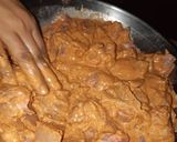A picture of step 4 of Chicken tandoori tikka.