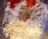 A picture of step 2 of Missi Roti.