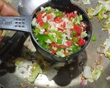 A picture of step 7 of Gravy manchurian.