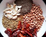 A picture of step 1 of Peanut Flax seed Gun Powder (palli kaarampodi).