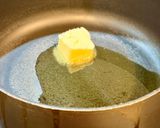 A picture of step 1 of Cacio E Pepe Ravioli in Lemon 🍋 Garlic 🧄 Cream Sauce with Roasted Sweet Peppers 🌶️ ( my Italian C.