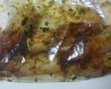 A picture of step 2 of Non Fried! Chikuwa Tatsuta-age.