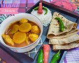 A picture of step 5 of Mooli Chicken.