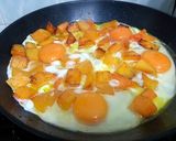 A picture of step 1 of Fried Eggs And Squash Top Parmesan Cheese.