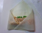 A picture of step 7 of Shrimp and Ground Chicken Spring Rolls.