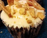 A picture of step 23 of Rum Chata Cupcakes W/ Dulce De Leche Cream Cheese Frosting.