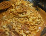 A picture of step 19 of Porcini Mushroom Tagliatelle.