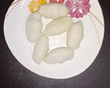 A picture of step 6 of Uppu Kozhukattai.