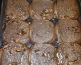 A picture of step 2 of Gooey brownie bars.