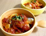 A picture of step 7 of Cod and Potatoes Simmered with Tomatoes.