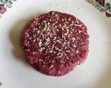 A picture of step 2 of BBQ Bacon Cheeseburger Bombs.