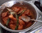 A picture of step 1 of Hyderabadi dum biryani (Chichen).