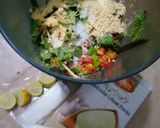 A picture of step 1 of Green Raita.