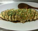 A picture of step 4 of Easy and Cheap Okonomiyaki-style Natto Omlette.