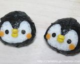 A picture of step 8 of Penguin Onigir Rice Balls.