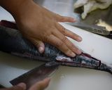 A picture of step 18 of Let's Prepare a Fish! How to Make Amberjack Sashimi.