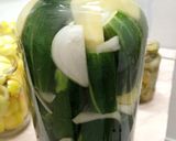 Kovászos uborka recept fázis 1 fotója