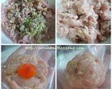 รูปขั้นตอนการทำที่ 2 ของ หมูสับปลาเค็มไข่แดง
