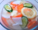 A picture of step 10 of Eggplant and Cucumber Mul (Water) Kimchi.