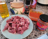 Foto del paso 1 de la receta: Carne de cerdo guisada, con una salsa a mi manera
