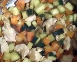 A picture of step 2 of Vickys Roast Chicken & Rice Soup, GF DF EF SF NF.