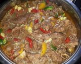 A picture of step 2 of Beef stew.