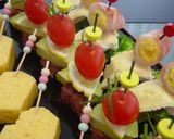 A picture of step 4 of Party Hors d'Oeuvres Pinchos.