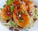รูปขั้นตอนการทำที่ 4 ของ บะหมี่กุ้งทอดซอสมะขาม