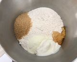 A picture of step 1 of Rich white bread loaf.