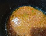 A picture of step 4 of Jollof cous cous.