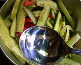A picture of step 1 of Veg chicken shawarma.