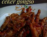 Foto langkah ke 4 dari resep Ceker gongso berkaramel😄.