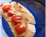 A picture of step 4 of Fresh Tomato on Toast.