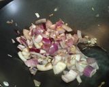 A picture of step 1 of low fat lamb goulash.