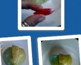 A picture of step 8 of Ladybirds Goulish Pears ..
